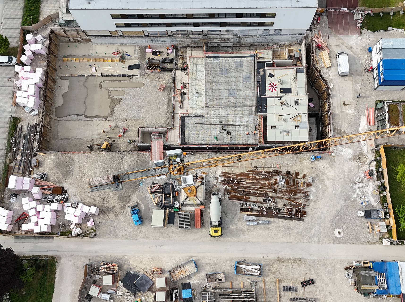 Luftbild Baustelle