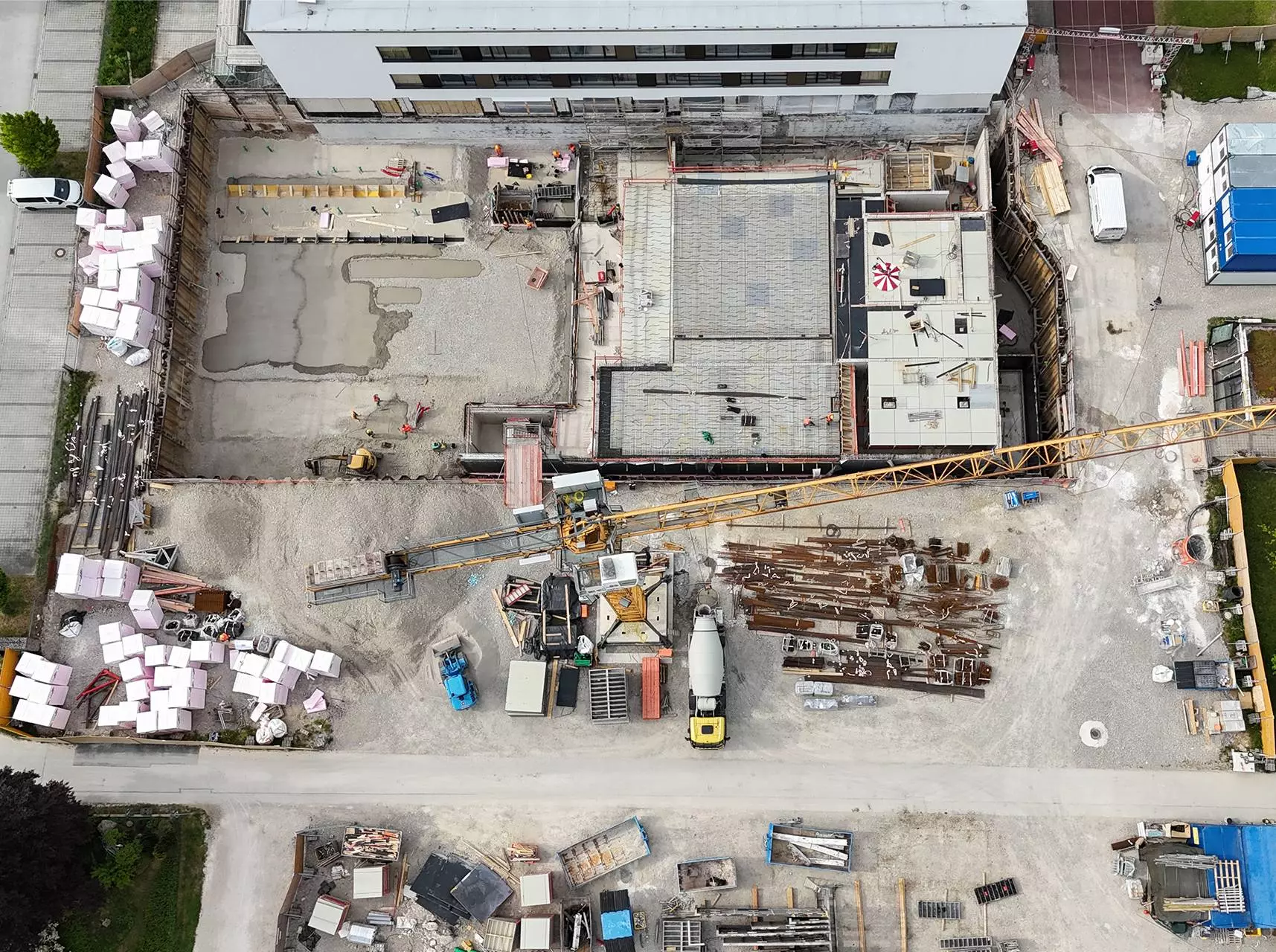 Luftbild Baustelle