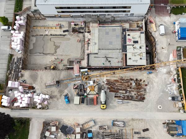 Luftbild Baustelle